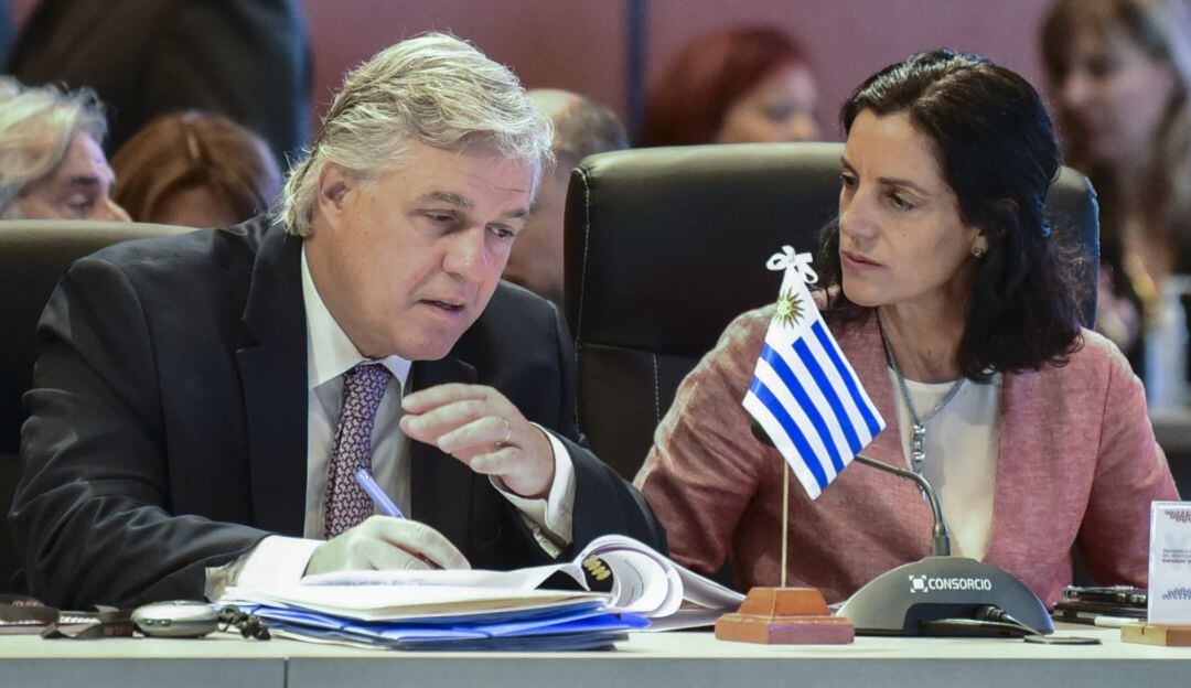 Ministro de exteriores de Uruguay, Francisco Bustillo 