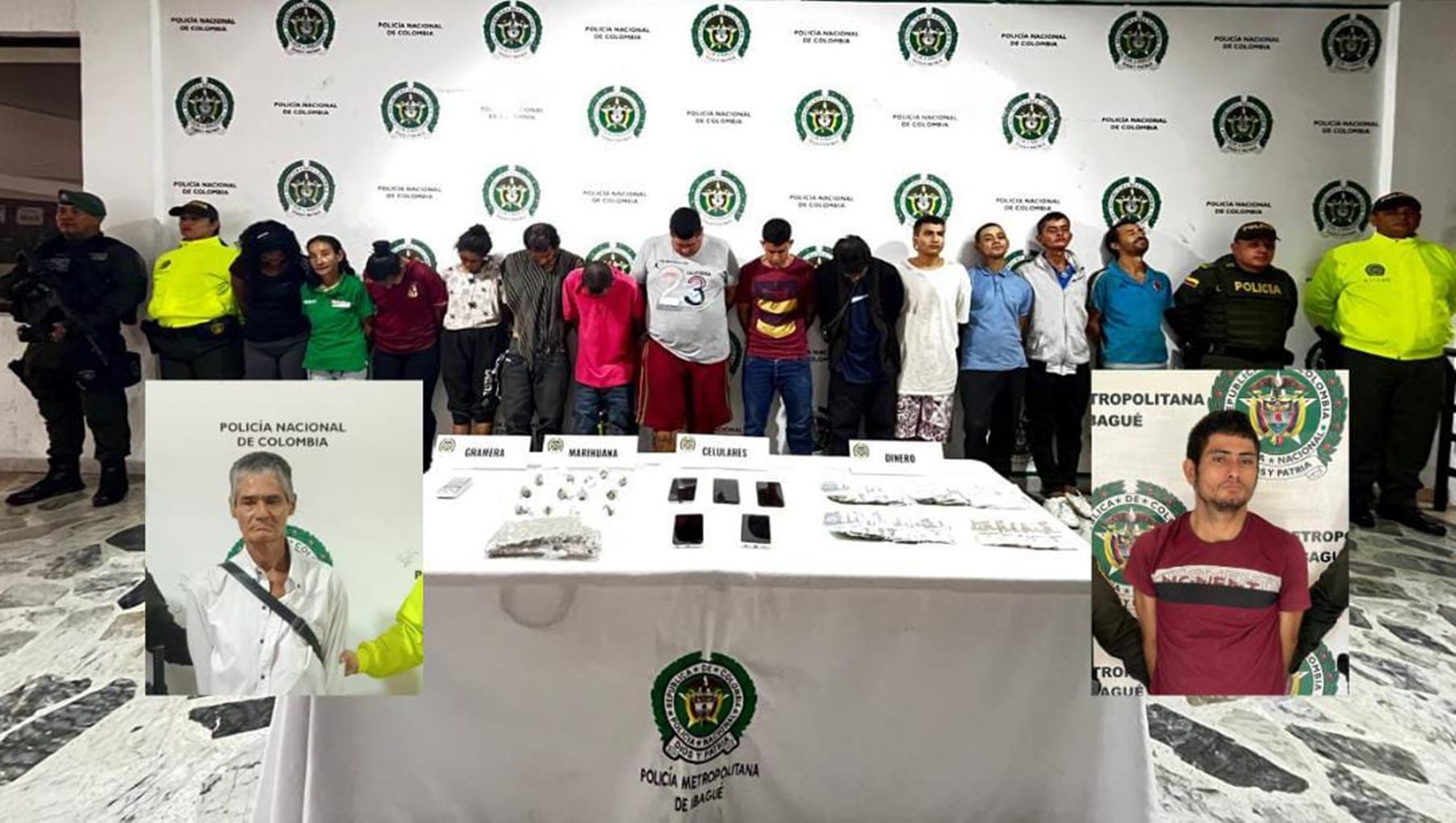 Los del Norte - Capturados en Ibagué