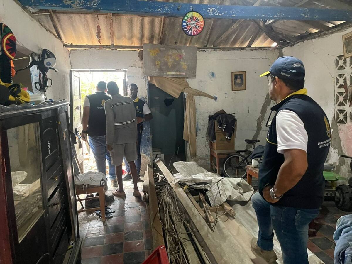 Gestión del Riesgo atendió emergencias por lluvias en viviendas de 11 barrios de Cartagena