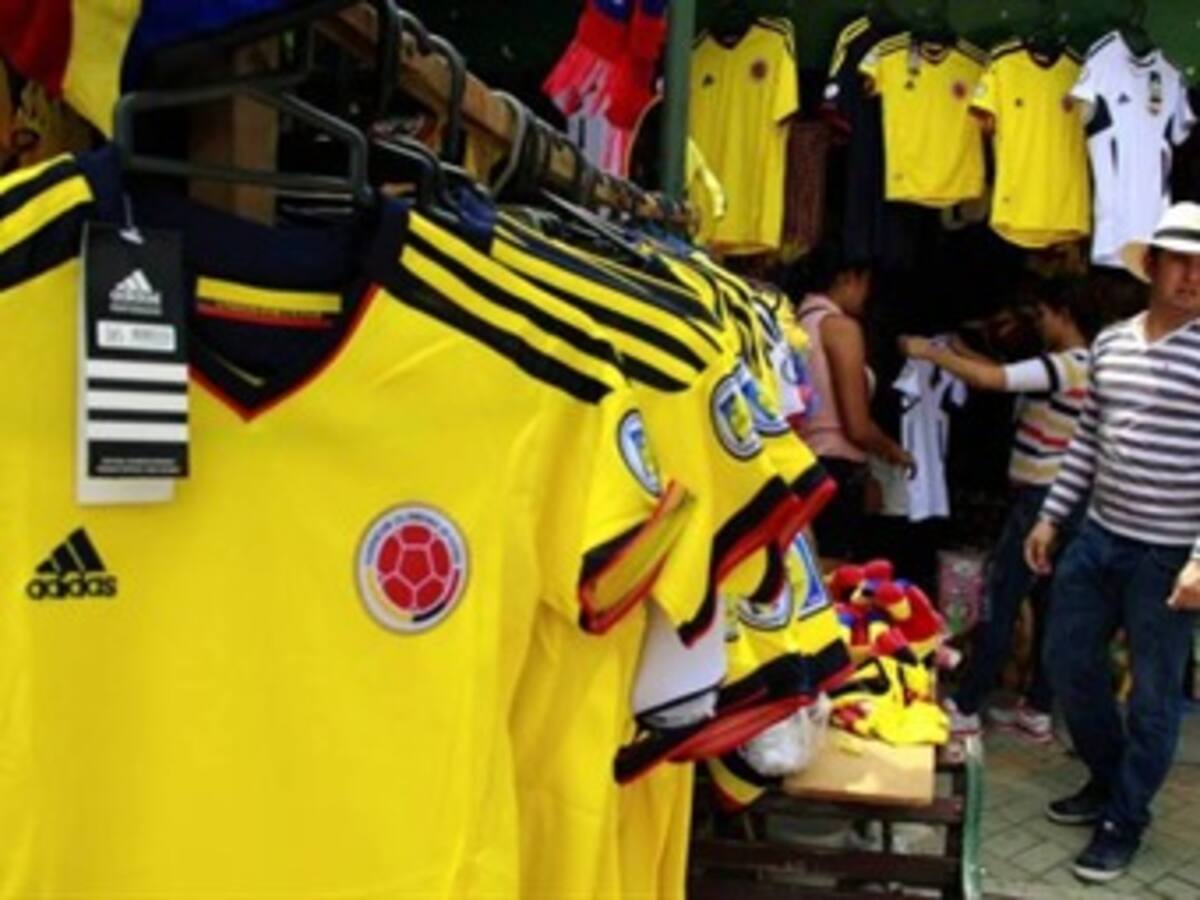 Decomisan 1.200 camisetas de la selección Colombia de contrabando