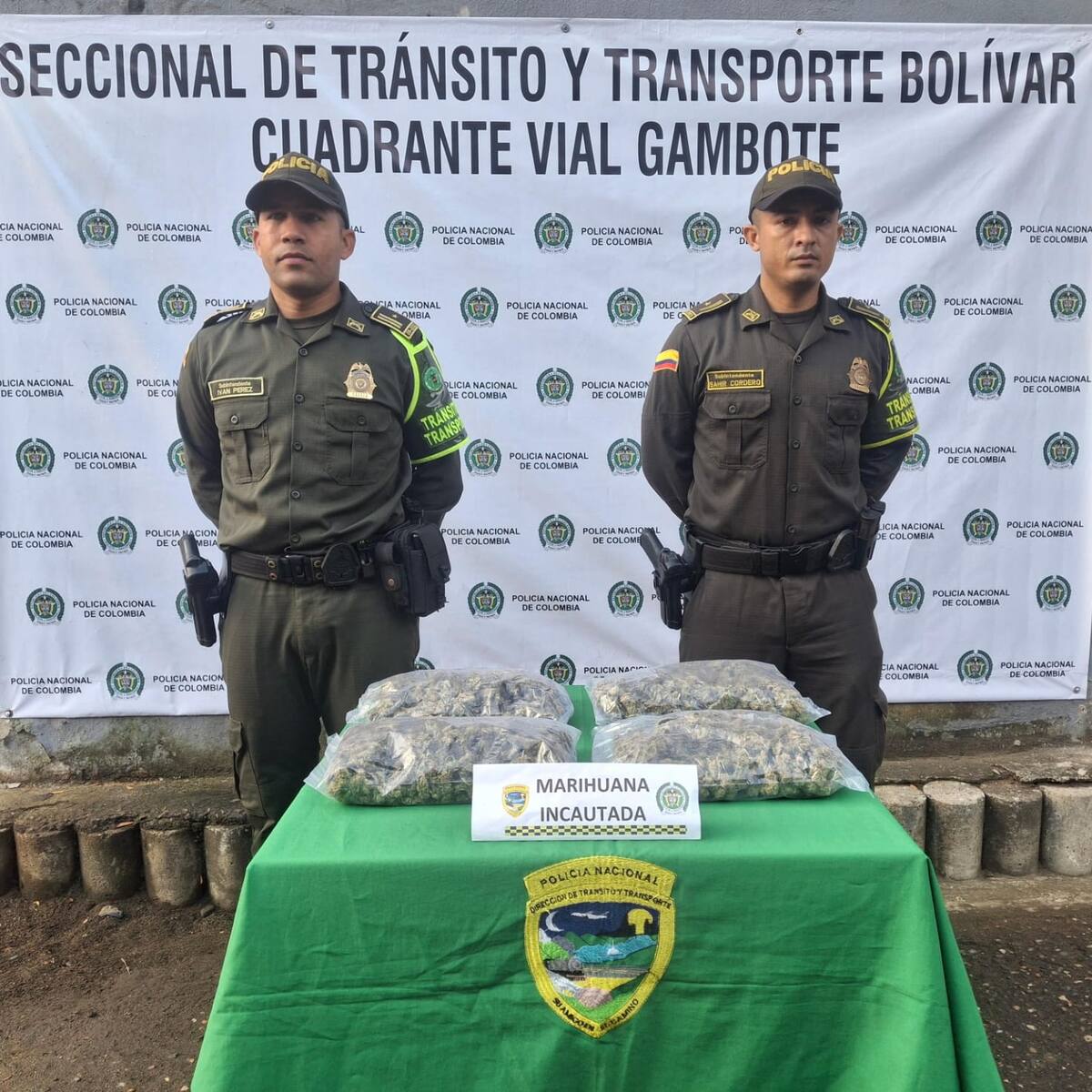 Cayó ‘narcoencomienda’ en la vía San Onofre- Cartagena