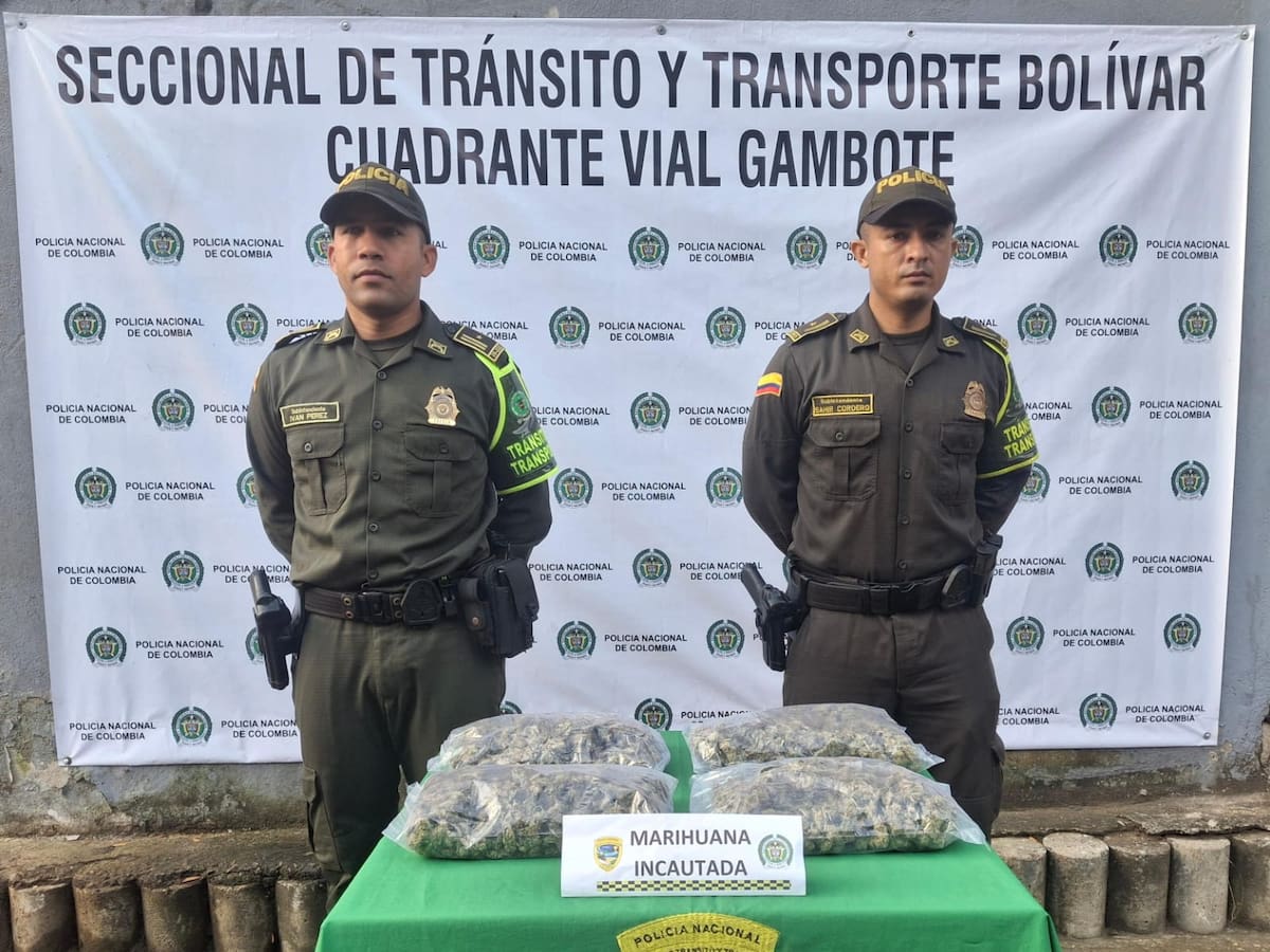 Cayó ‘narcoencomienda’ en la vía San Onofre- Cartagena