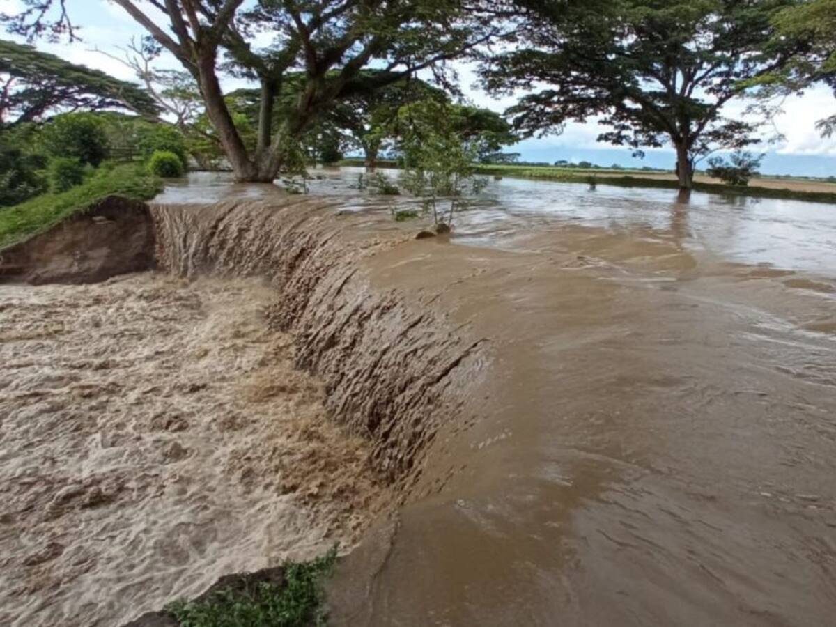 Reparado el dique del río Frayle a su paso por Palmira, Valle