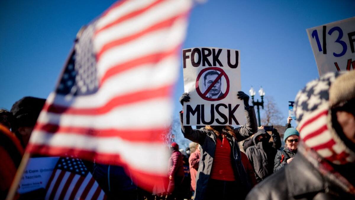 El día del presidente en EE.UU. se conmemoró con protestas en todo el país en contra de Donald Trump