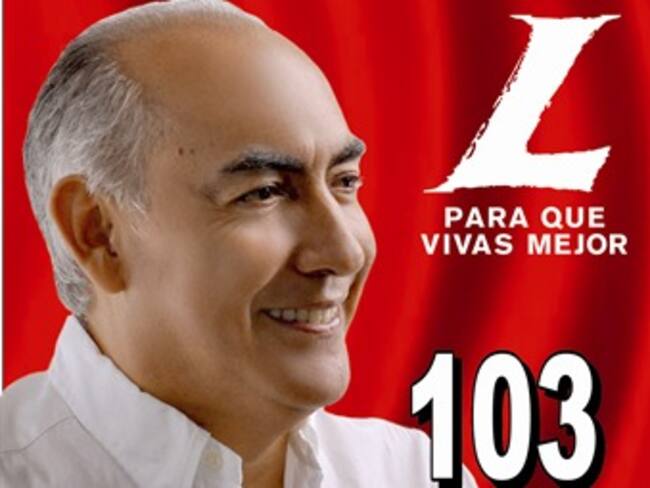 Carlos Julio Bonilla, número 103 a la Cámara por Cauca .Partido Liberal