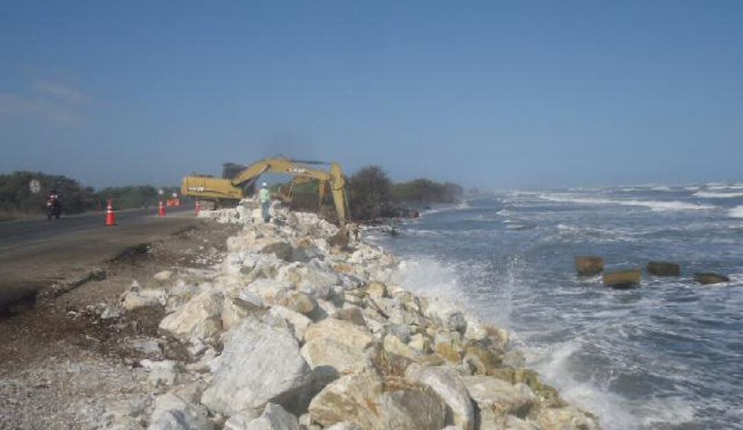 Trabajos de emergencia en el kilómetro 19