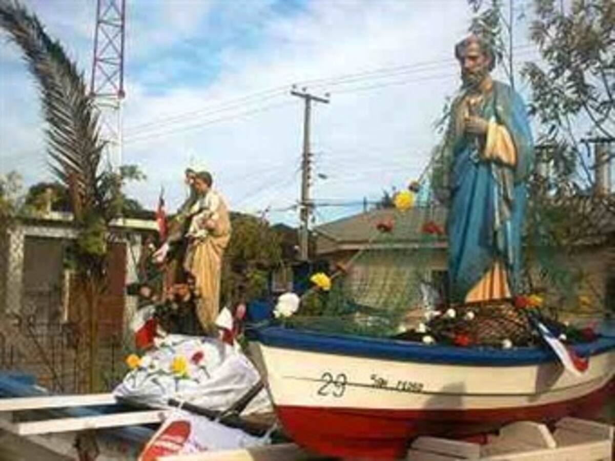 Lanzan al río fiestas del San pedro