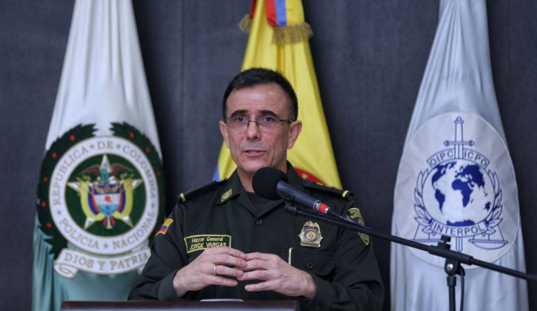 El director de la Policía Nacional general Jorge Vargas.