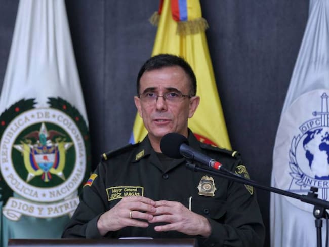 El director de la Policía Nacional general Jorge Vargas.