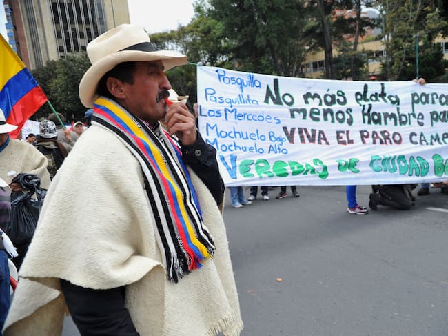 Paro campesino, imagen de referencia. Foto: Getty Images.