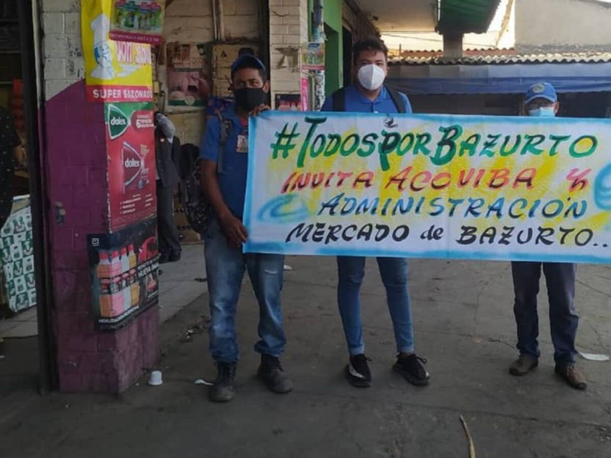 Alcaldía de Cartagena realizó entrega masiva de tapabocas en Bazurto