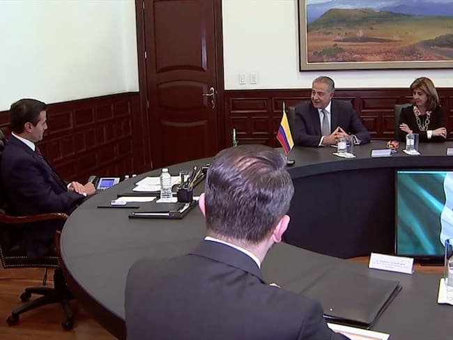 ¿Qué conversaron Naranjo y Holguín en su reunión con Peña Nieto?. Foto: Vicepresidencia