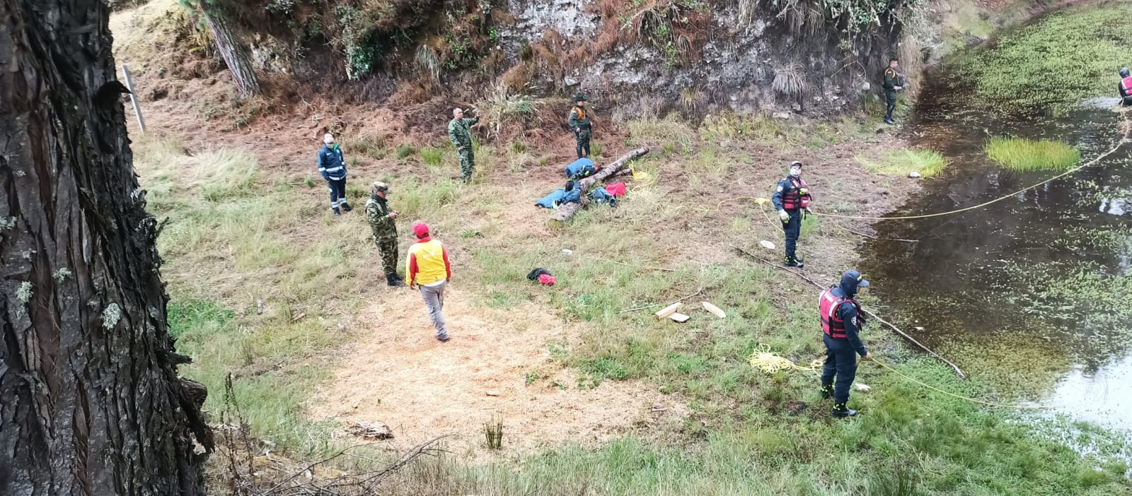 Labores de búsqueda del niño de dos años.
