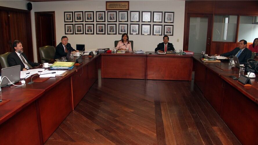 Sala administrativa del Consejo Superior de la Judicatura. Foto: Colprensa. (Luisa González).