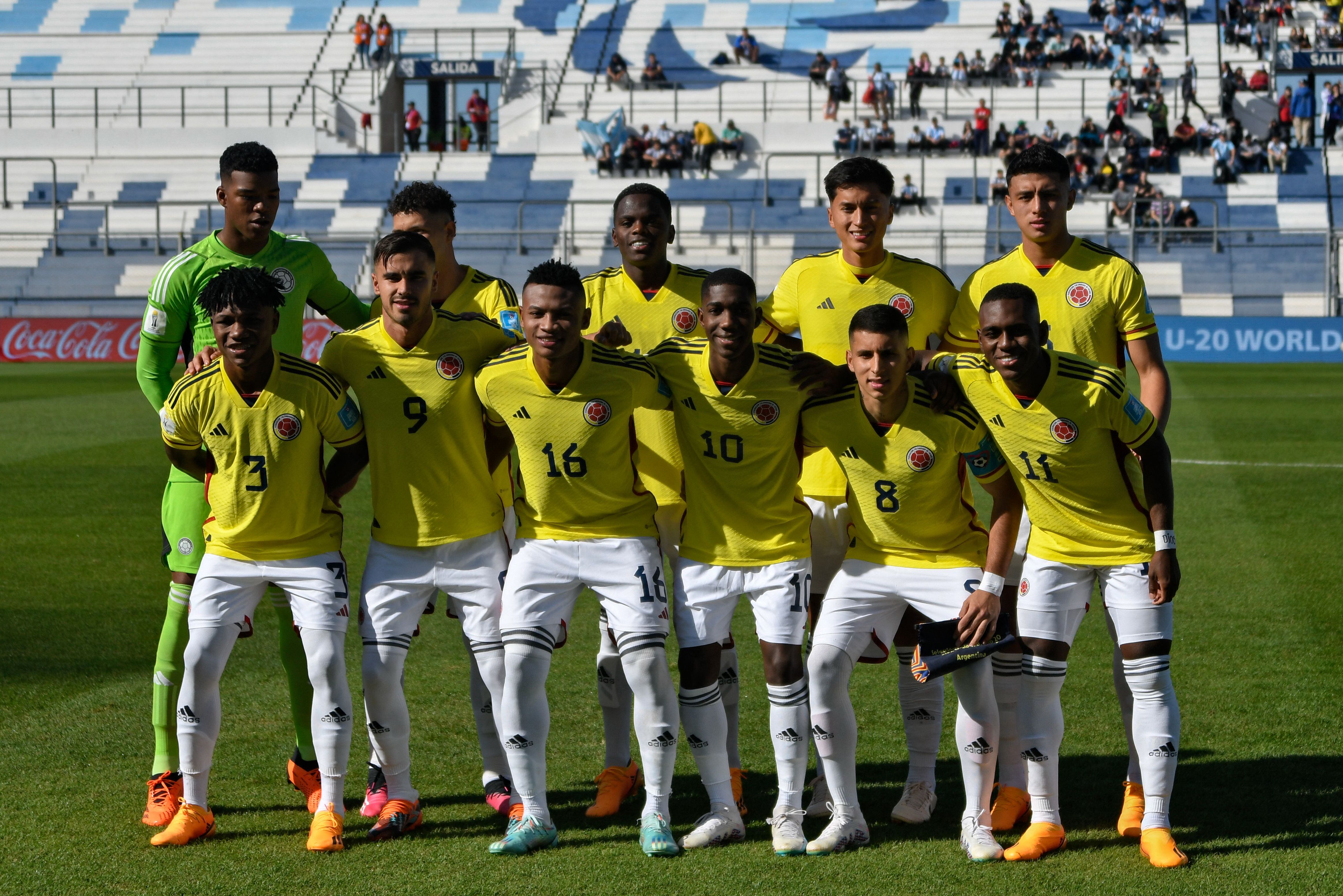 La Selección Colombia Sub-20 goleó 5-1 a Eslovaquia en los octavos de final. (Photo by ANDRES LARROVERE/AFP via Getty Images)