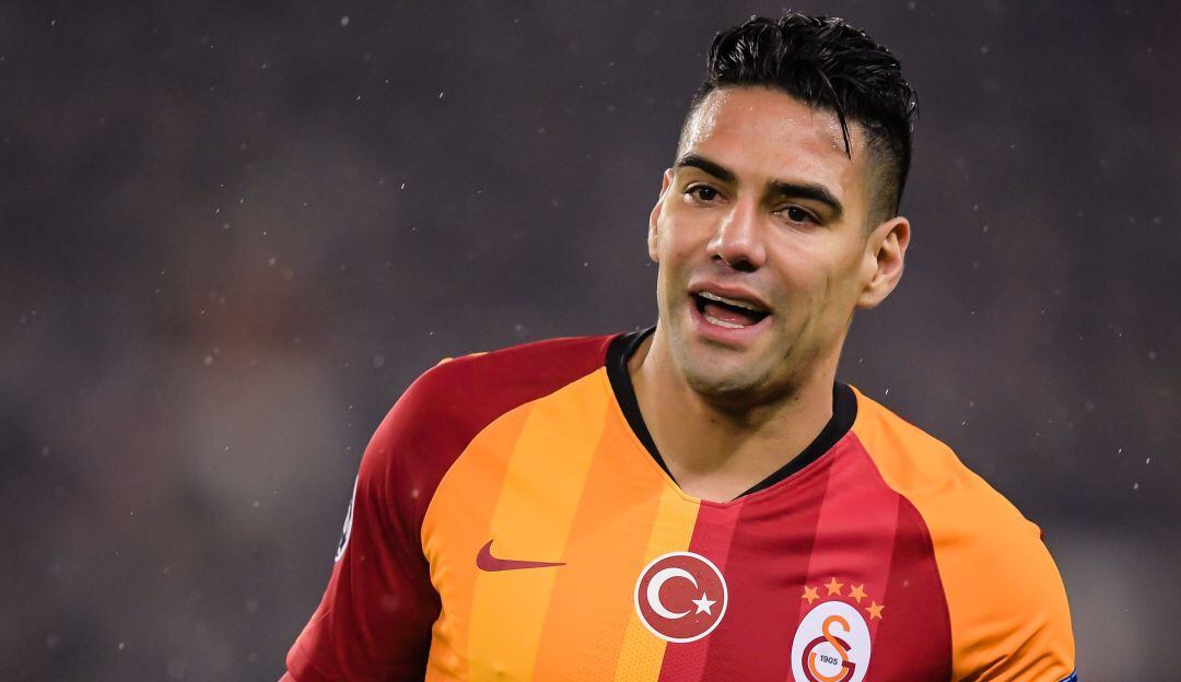 Radamel Falcao García con el Galatasaray.