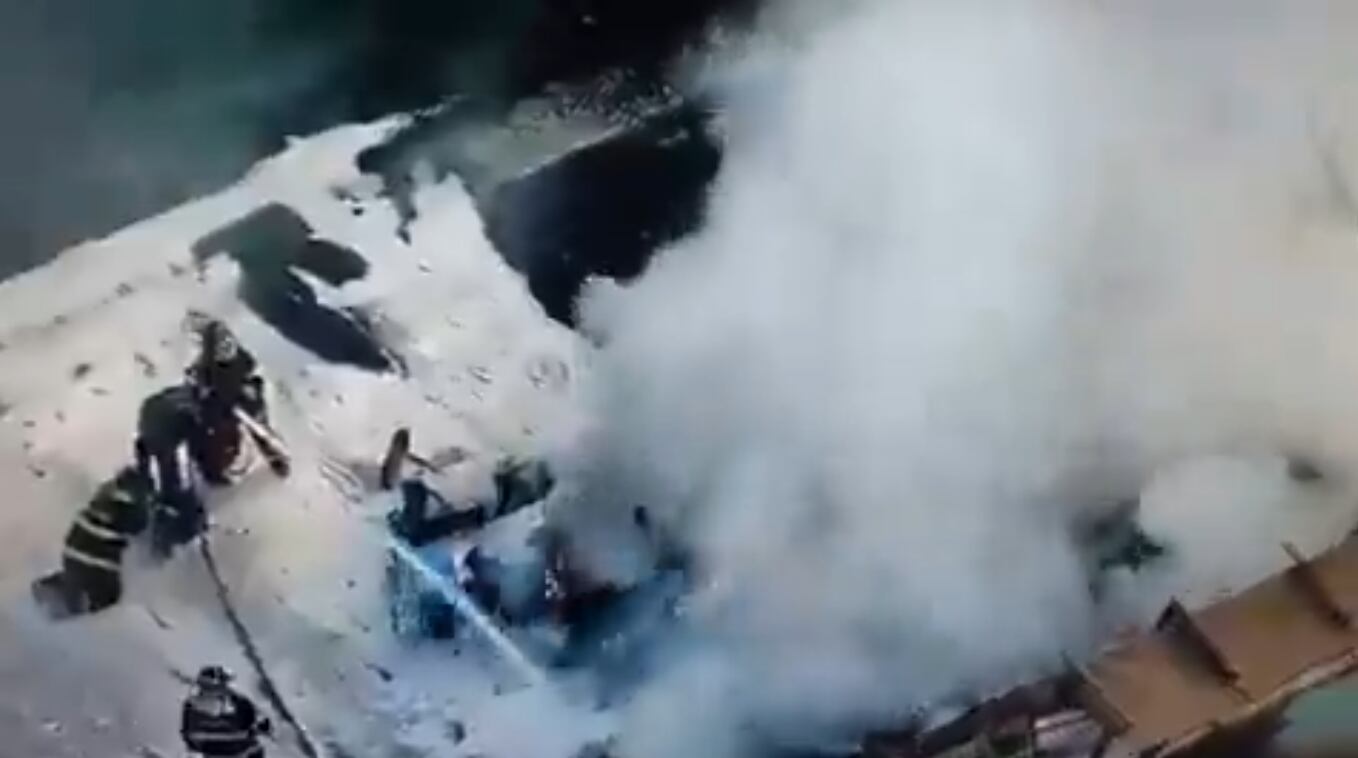 En Brasil, una avioneta se estrelló en la avenida Marques de Sao Vicente en Sao Paulo.  - Cortesía