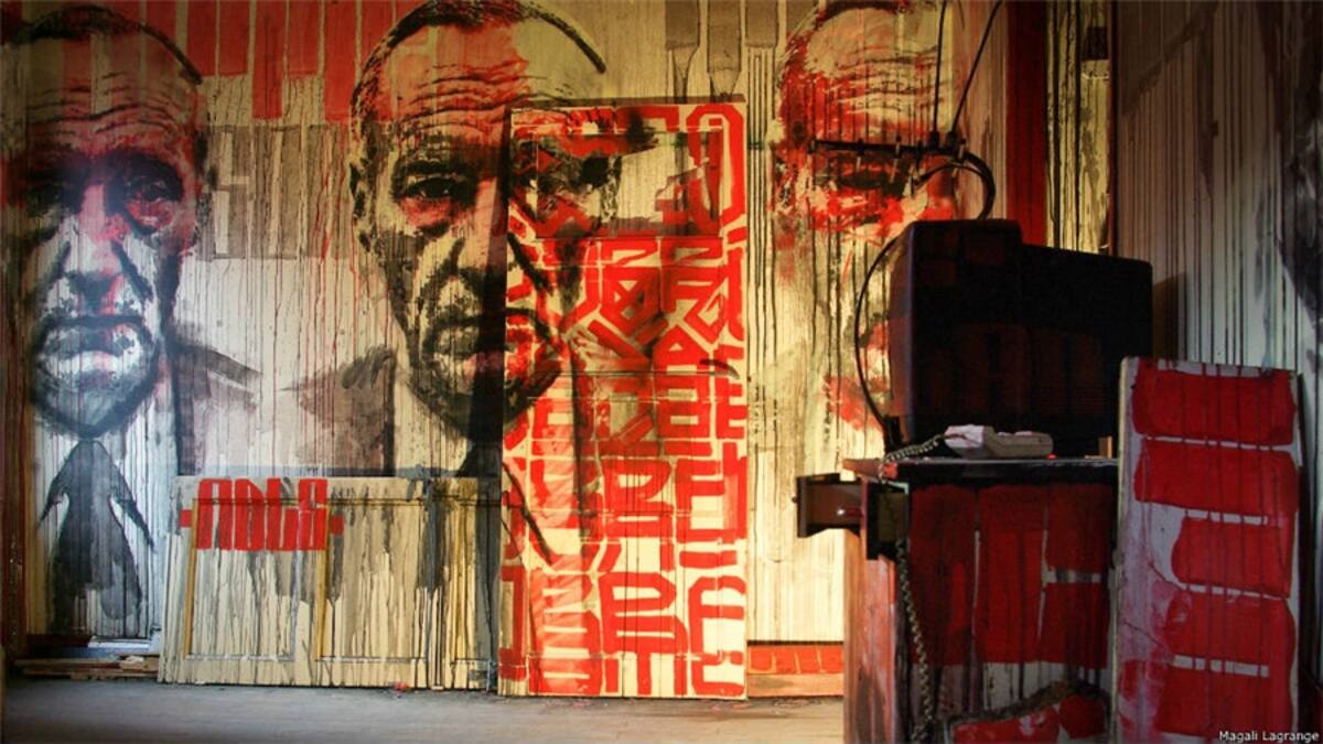 El artista francés Katre está interesado en los lugares abandonados.