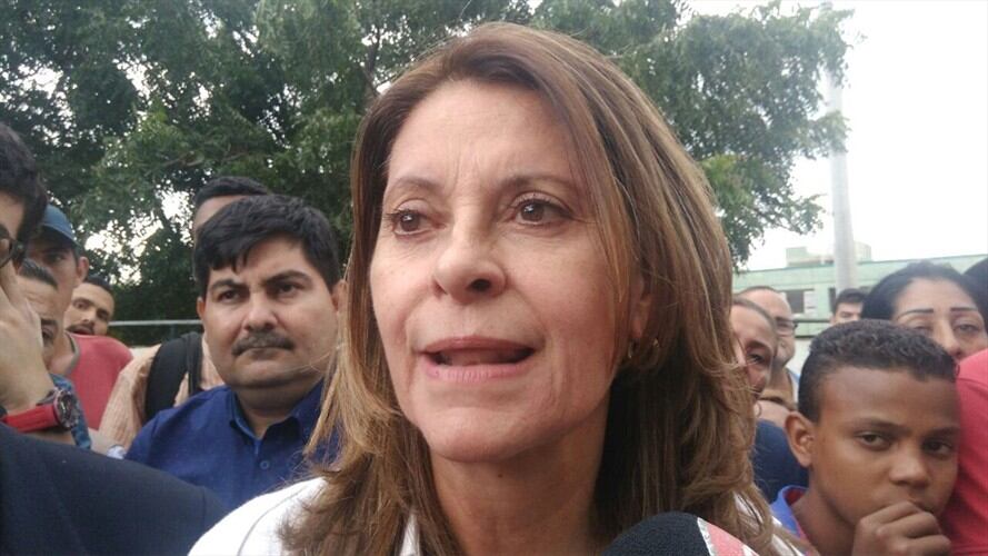 Marta Lucía Ramírez . Foto: La Wcon Julio Sánchez Cristo