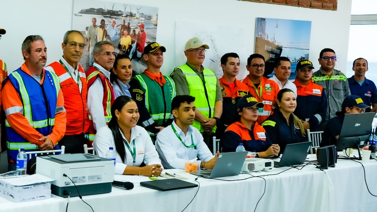 Simulacro de Capitanía de Puerto demuestra la capacidad de reacción del Puerto Santa Marta
