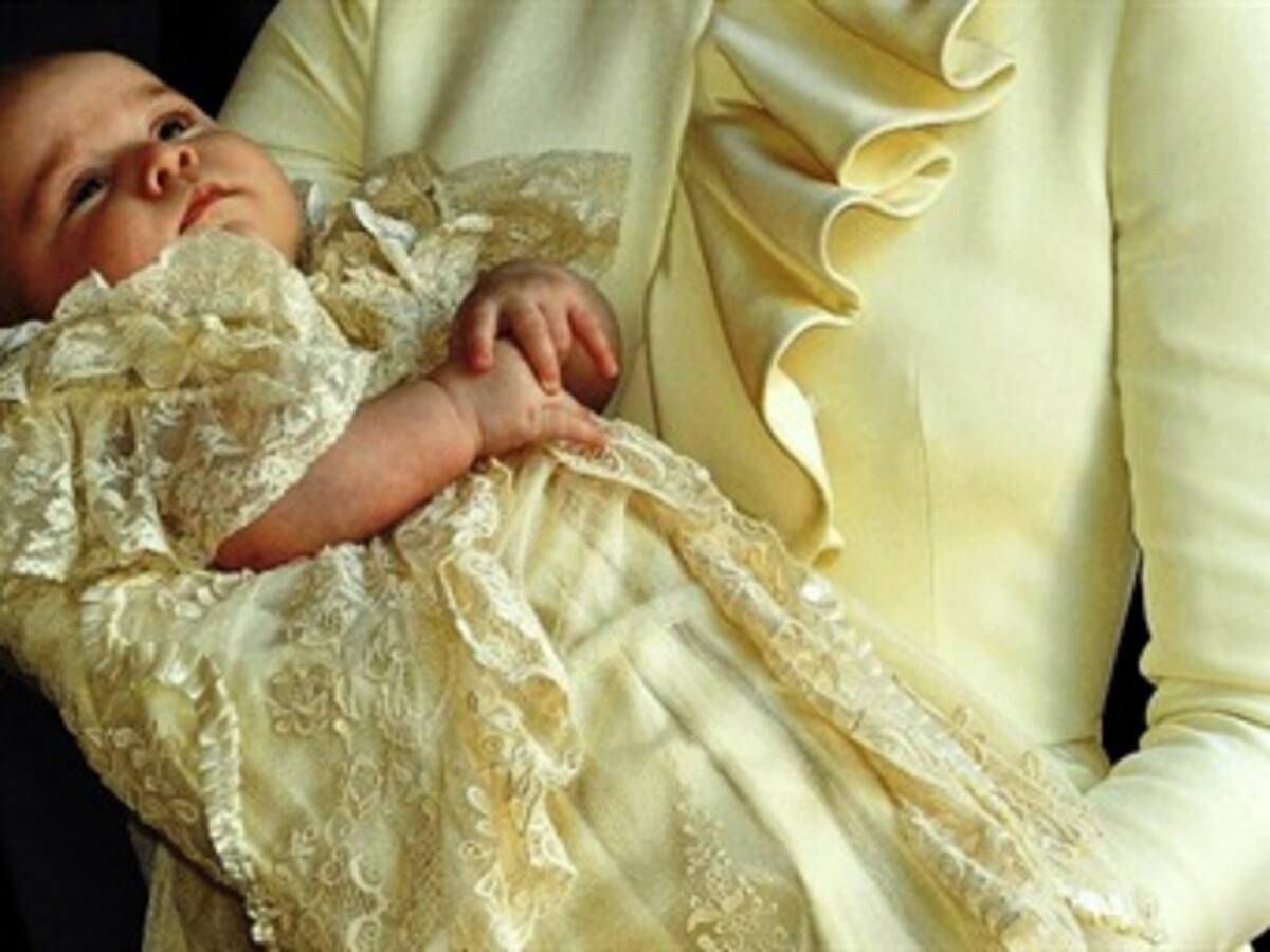 En fotos: bautizan al príncipe George