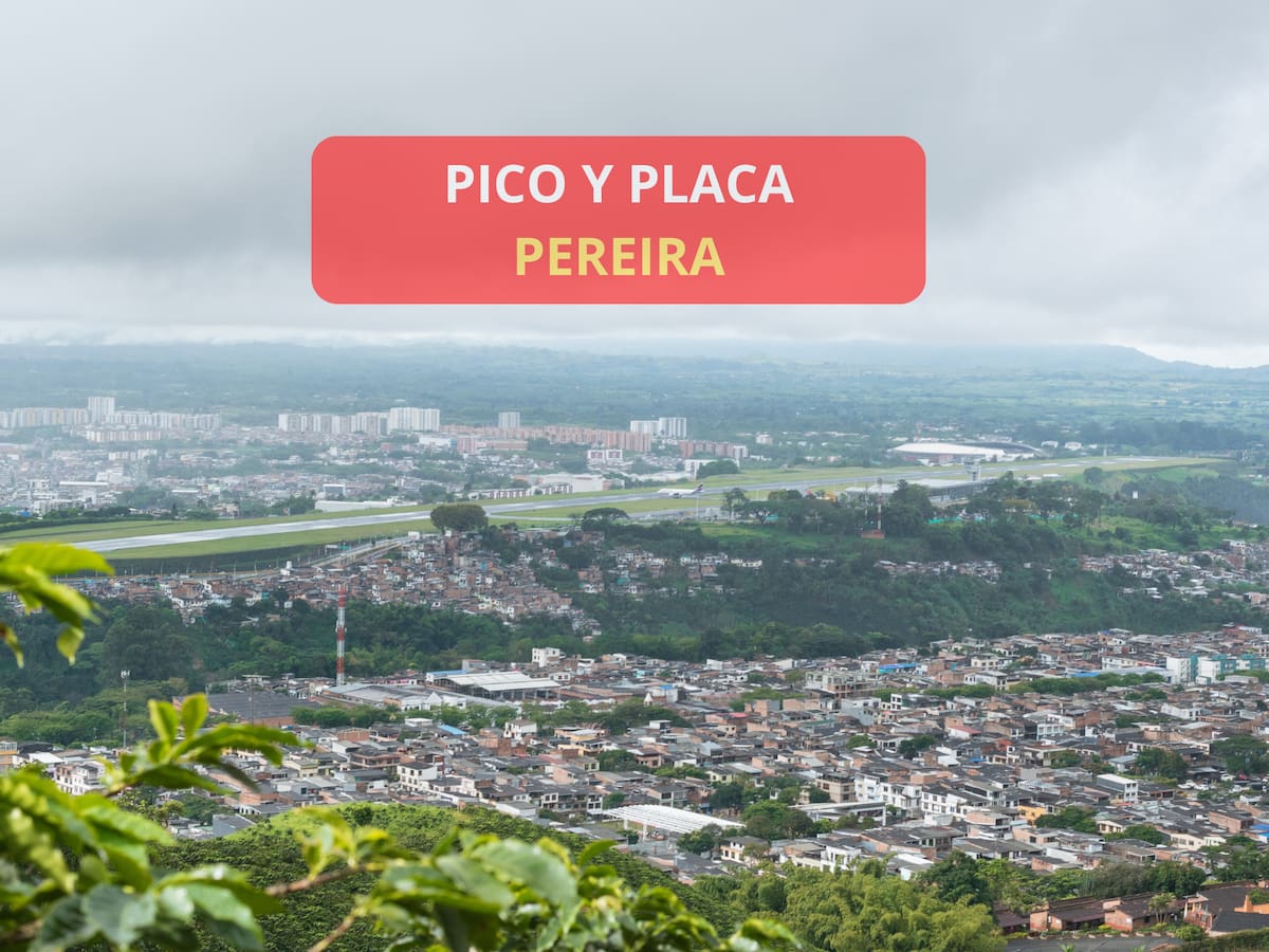 Pico y placa en Pereira 2025: Carros que no podrán salir del lunes 24 hasta el 28 de febrero