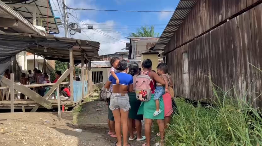 Desplazamiento El Charco-Nariño. Foto cortesía