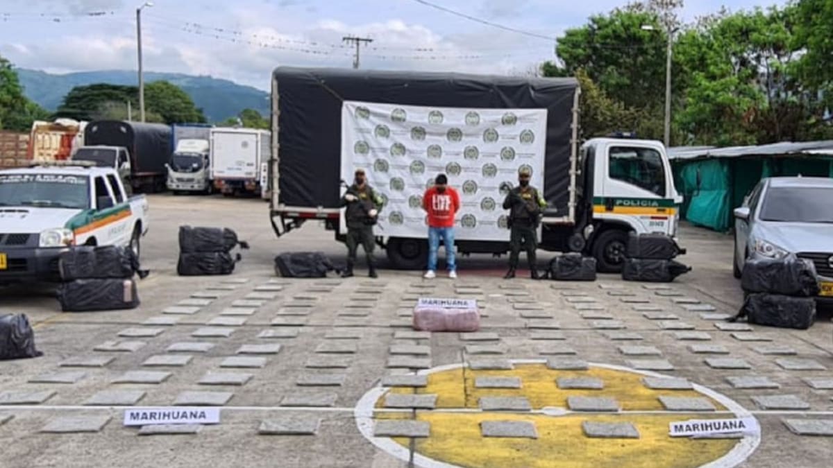 Incautan una tonelada de marihuana en vías del Valle