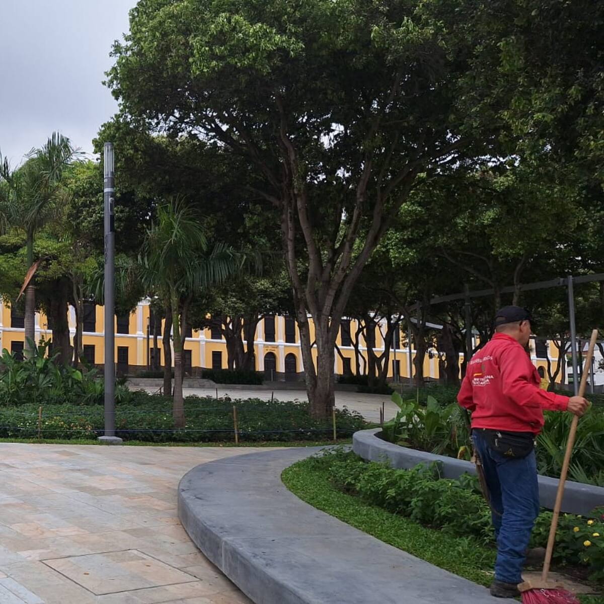 Así quedó el renovado parque Centenario