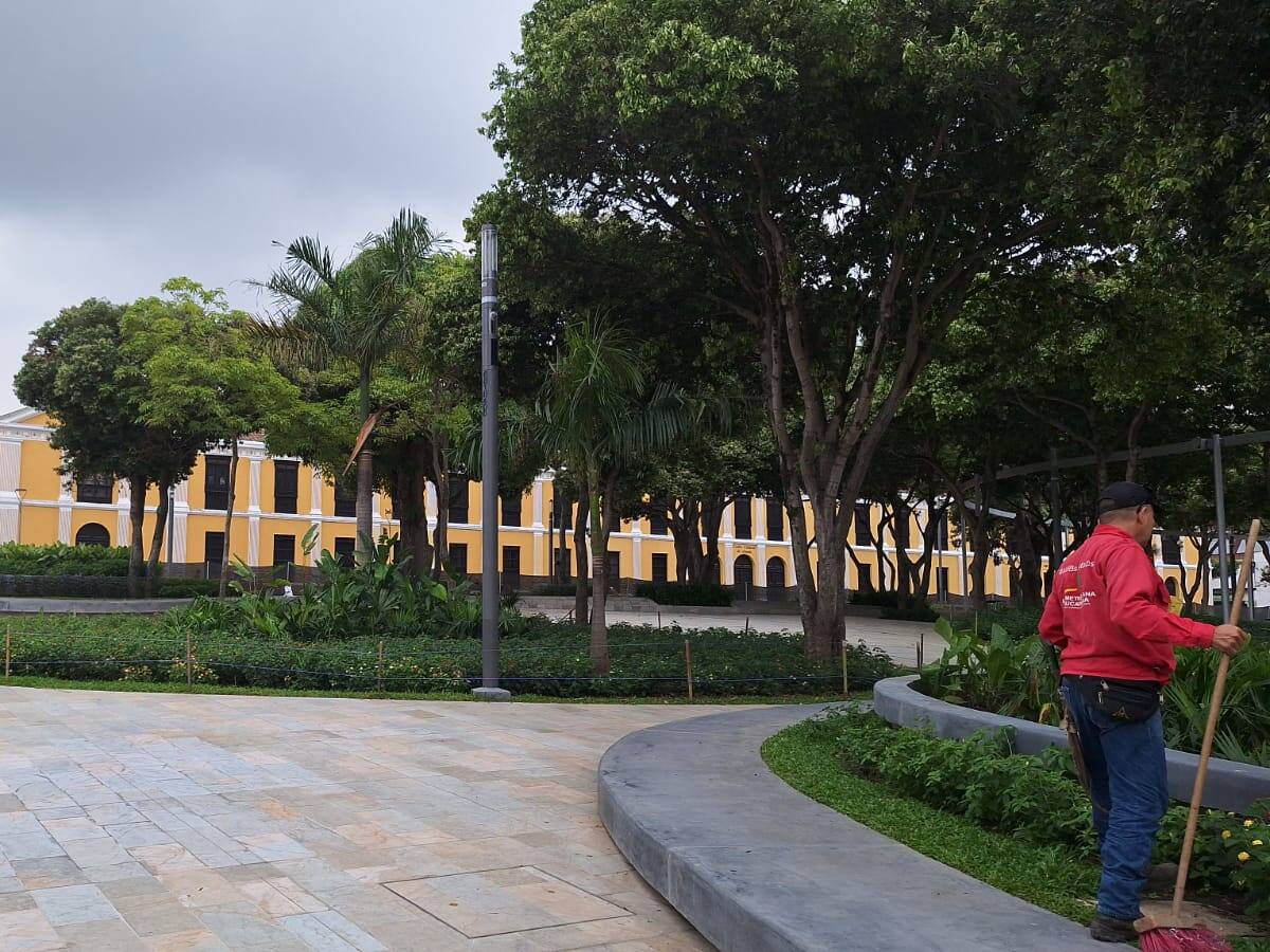 Así quedó el renovado parque Centenario