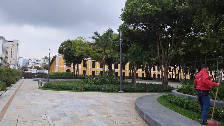 Así quedó el parque Centenario