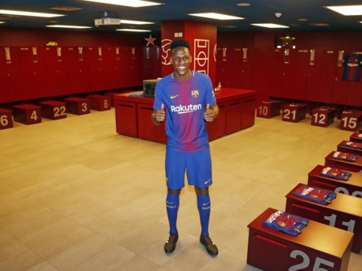 Yerry Mina, con la undécima cláusula más alta del Barcelona
