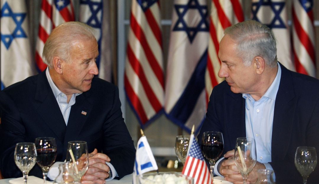 El primer ministro israelí, Benjamin Netanyahu, ha mantenido varias reuniones con Joe Biden durante los últimos 10 años. 