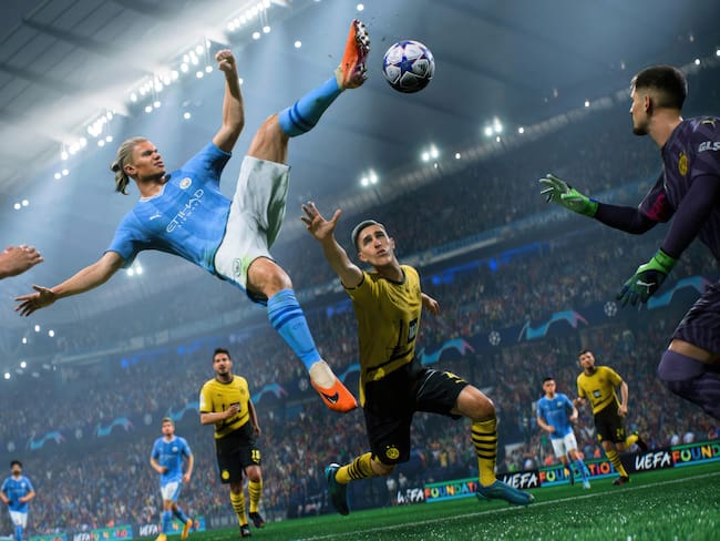 Erling Haaland, delantero del Manchester City en EA Sports FC 24 / Cortesía