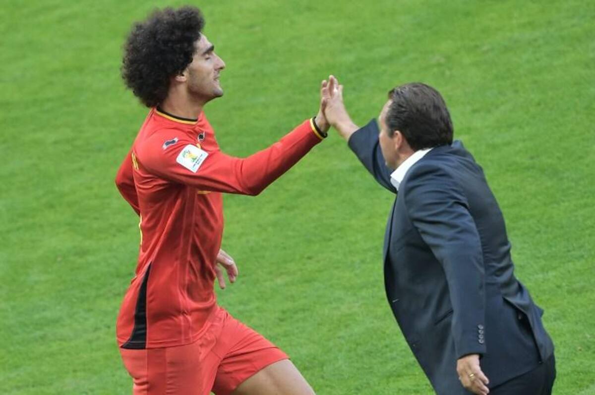 Sofiane Feghouli abrió el marcador en el minuto 24 desde el punto penal y Fellaini consiguió el empate en el 70. Mertens consiguió el 2-1 y le dio la victoria a los "Diablo rojos".