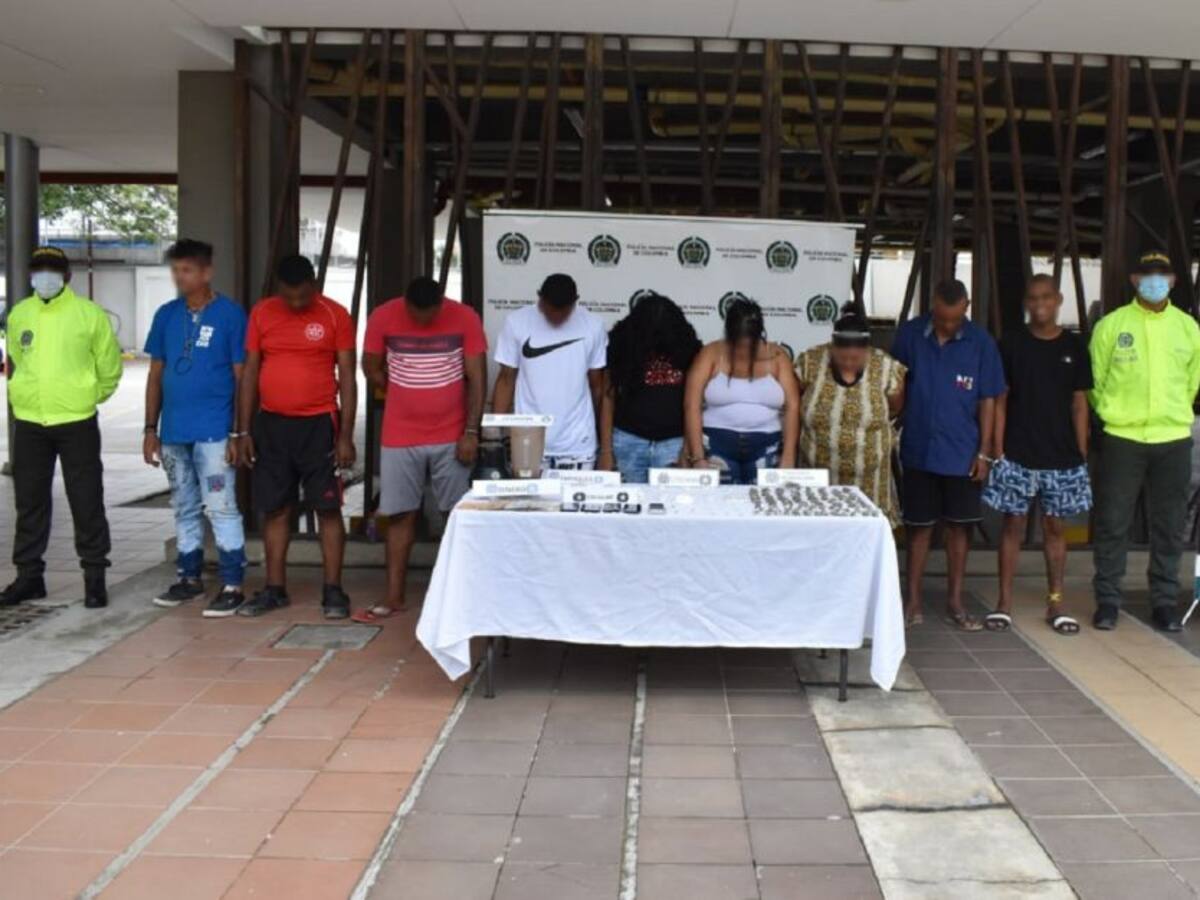 Cayó banda ‘Los del Hueco’ por presunta venta de droga en Cartagena