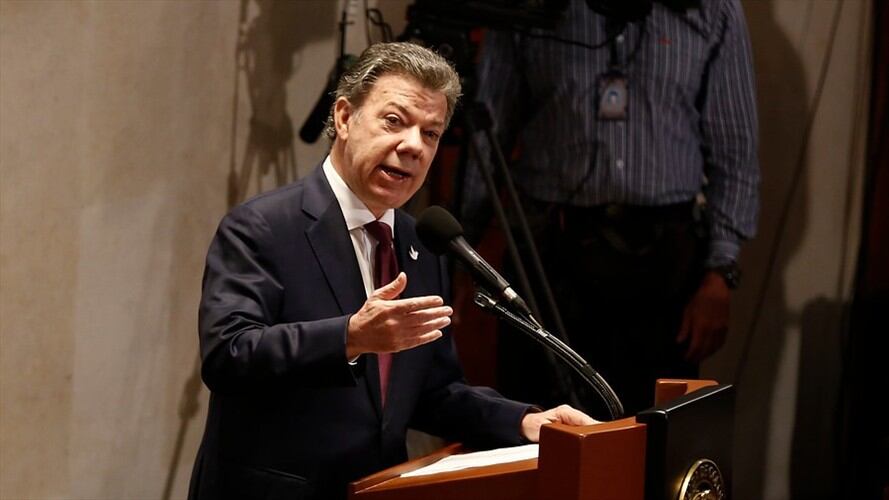 Juan Manuel Santos, presidente de la República. Foto: Colprensa