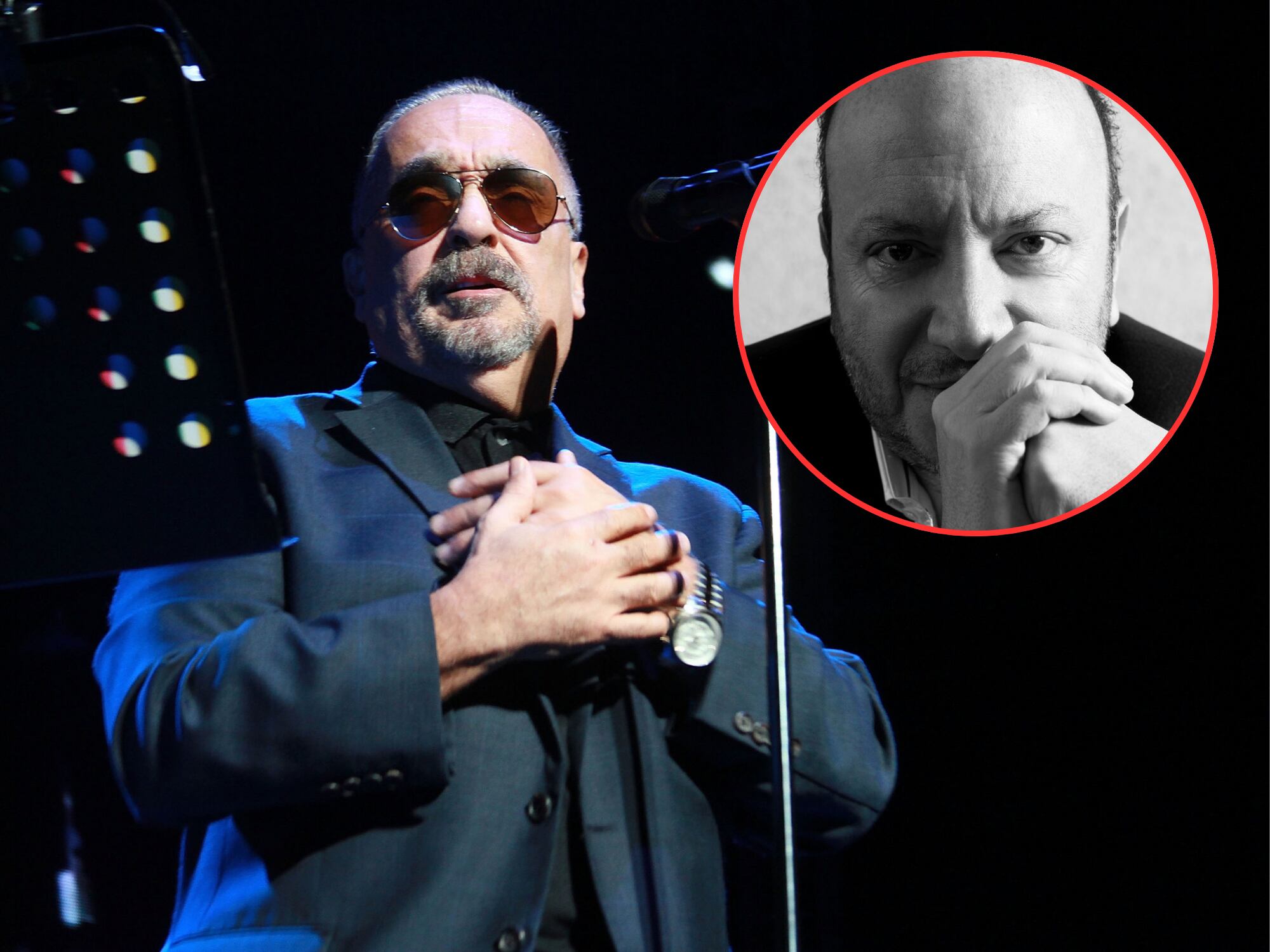 Jullio Sánchez Cristo y Willie Colón. Fotos: Getty Images y Caracol Radio.