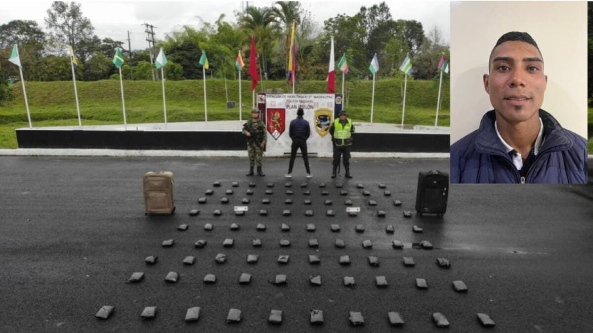 En carreteras del Huila incautan 50 kilos de estupefacientes