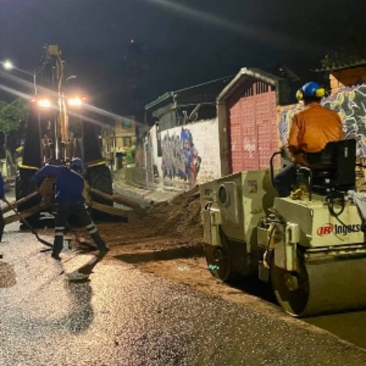 Se están tapando los huecos en el Centro de Bucaramanga