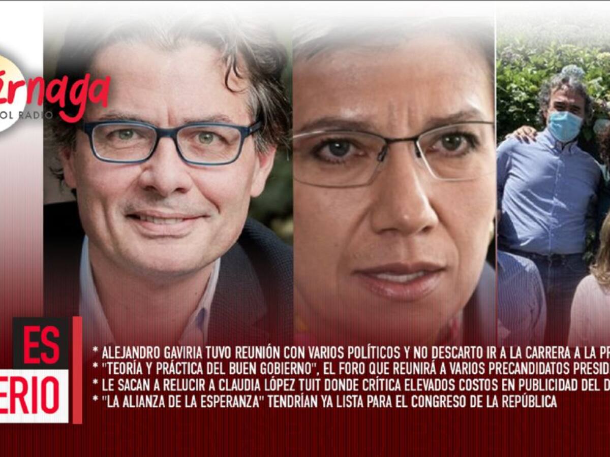 Alejandro Gaviria no descarto ir a la carrera a la presidencia tras reunión
