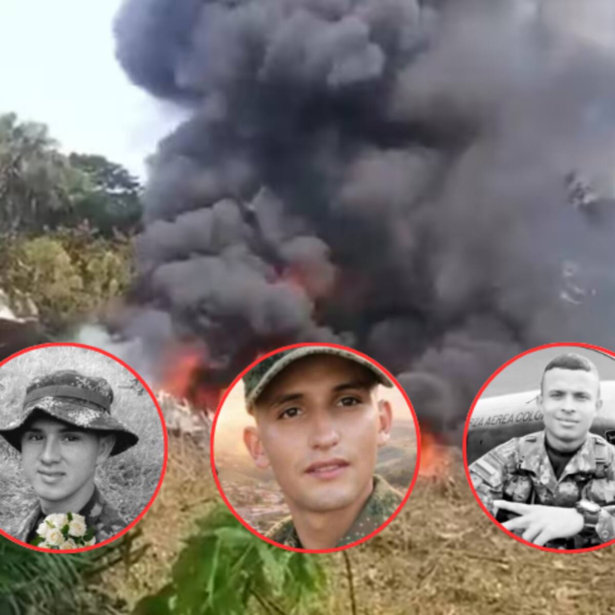Tres santandereanos murieron tras accidente del avión de la fuerza aeroespacial en Putumayo