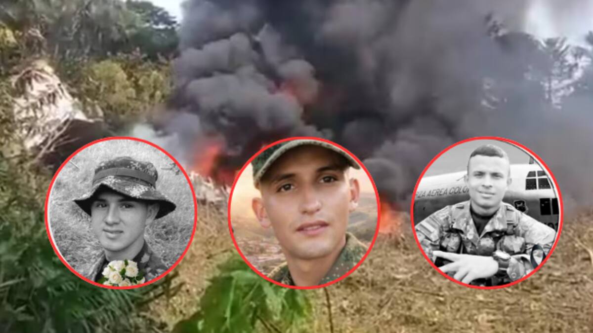 Tres santandereanos murieron tras accidente del avión de la fuerza aeroespacial en Putumayo