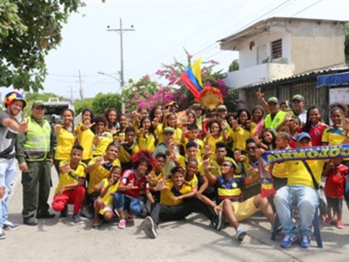 Grupo Latín Dance de Policía de Cartagena lanza mensaje en la Copa América