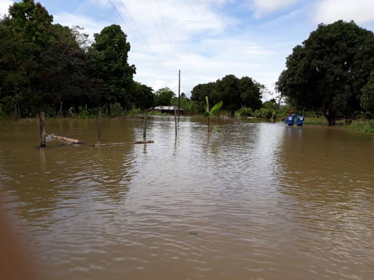 Chigorodó tiene inundaciones en varias veredas y la zona urbana