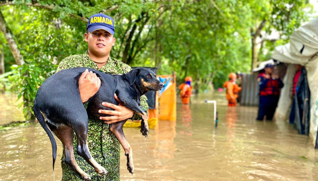 Desbordamiento del río Metica deja a 250 personas evacuadas.