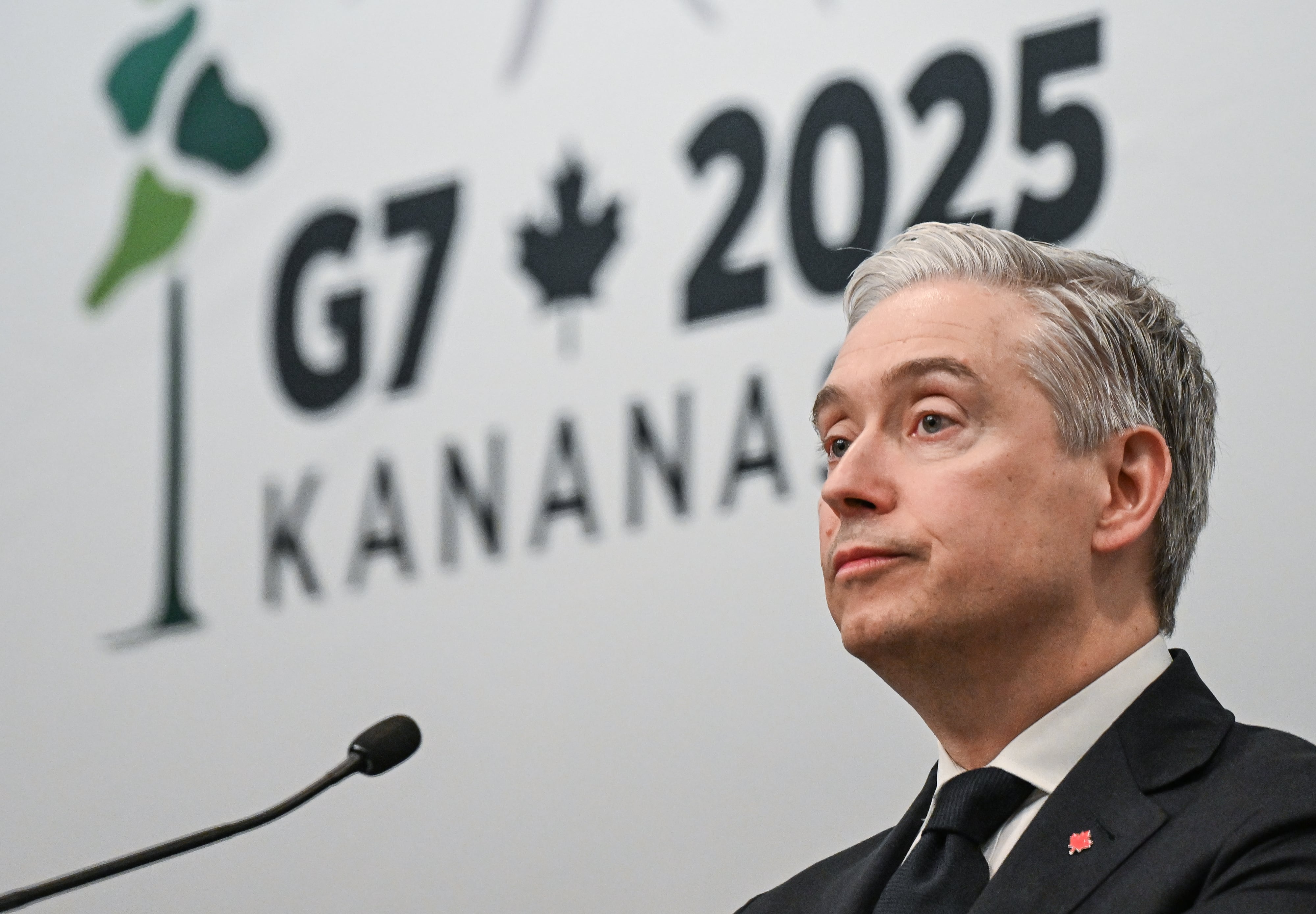 BANFF, CANADA - MAY 22: Canada's Finance Minister Francois-Philippe Champagne addresses. Imagen tomada de Getty Imagenes (Crédito: 	NurPhoto / Colaborador)