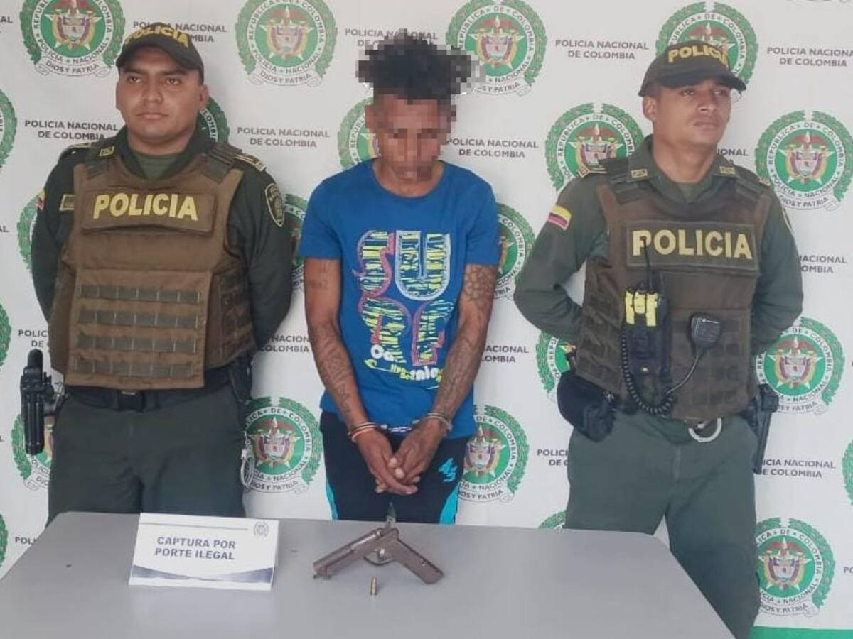 En Arjona capturaron a ‘El Meón’, presunto integrante de una banda delincuencial