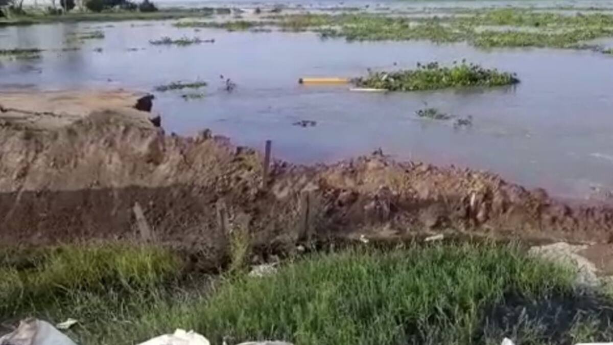 En Salamina no cesa la fuerte arremetida del río ni la incertidumbre