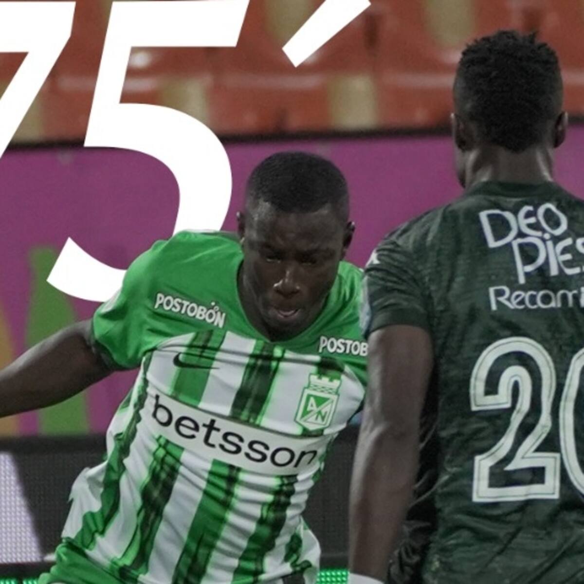 Deportivo Cali consigue un agónico y polémico empate en su visita a Atlético Nacional